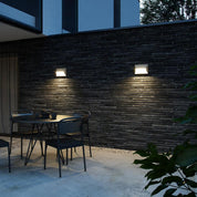 Pontio 27 Outdoor Wall Light in Black, Sand, White or Galvanized Steel