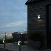 Pontio 15 Outdoor Wall Light in Black, Sand, White or Galvanized Steel