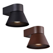 Kyklop Cone Outdoor Wall Light in Black or Rusty