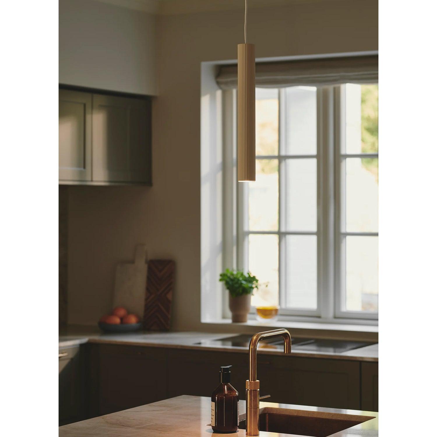 Vico Pendant Light in Black, Beige, Brown