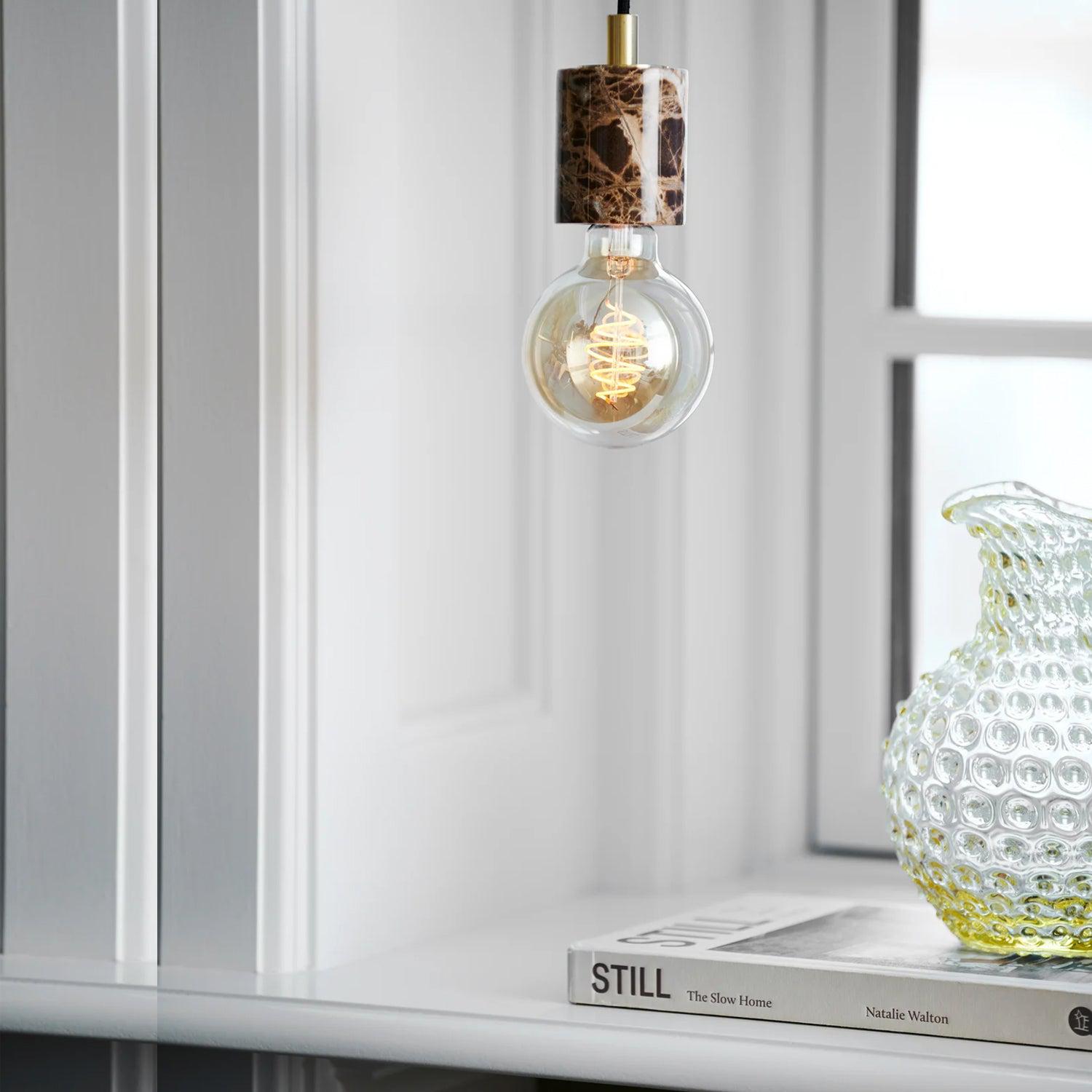 Siv Pendant Light Kit in Brown, Black or White