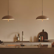 Versale 35 Pendant Light 2Lt in Black, Brown or White