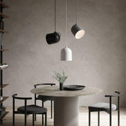 Angle Pendant Light White/Grey, Black