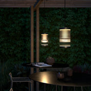 Coupar Pendant Light in Black, Sanded, White