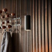 Alanis Pendant Light in Black, Brass