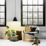 Strap 27 Pendant Light in Beige, Black, Opal White or White