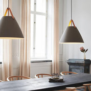 Strap 48 Pendant Light in Beige, Black or White