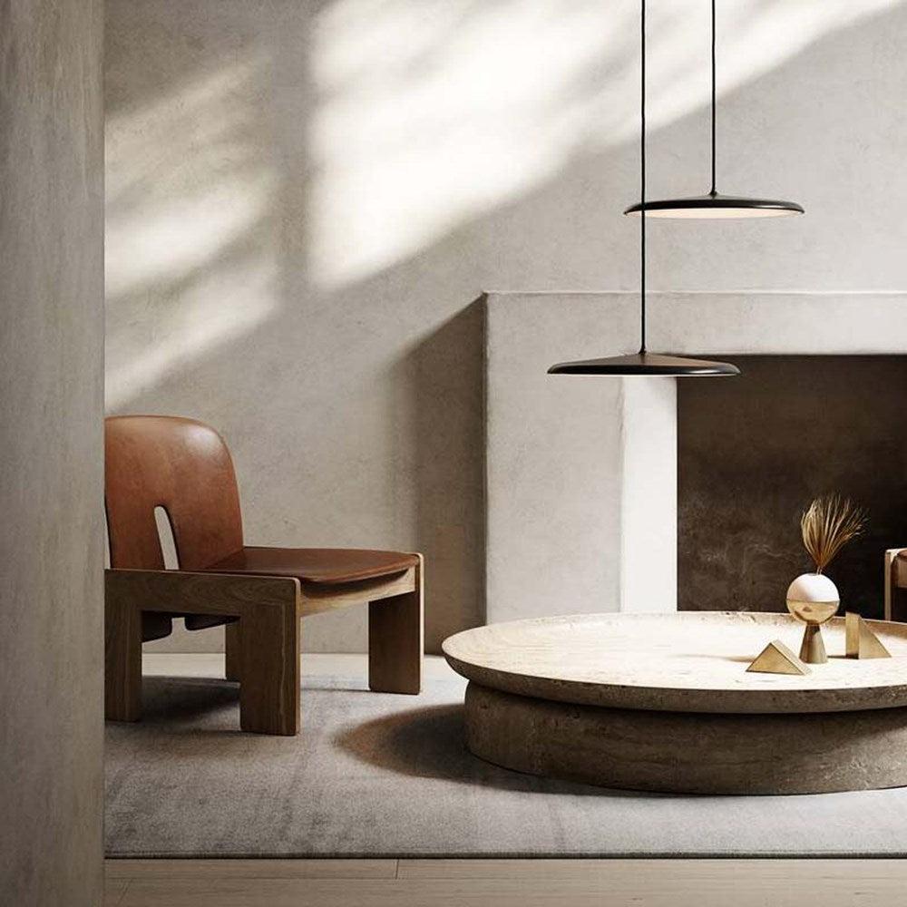 Artist 40 LED Pendant Light 24w Black, Beige, Grey, Copper
