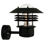 Vejers Outdoor Wall Light in White, Black, Galvanized Steel or Stainless Steel