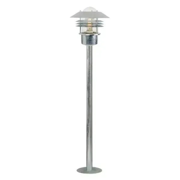 Vejers Bollard Light in Black, Galvanized or Stainless Steel
