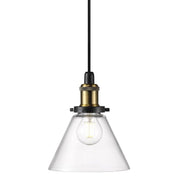 Disa Pendant Light Glass in Clear or Amber