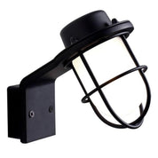 Marina Bathroom Wall Light in Black or Chrome