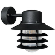 Vejers Down Outdoor Wall Light in Galvanized or Black