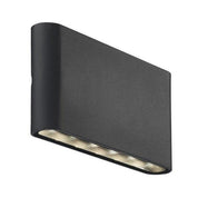 Kinver Outdoor Up/Down LED Wall Light 12w in White or Black