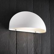 Scorpius Outdoor Wall Light in White, Black, Copper or Galvanized Steel