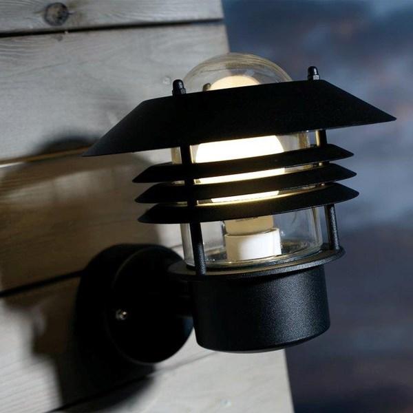 Vejers Outdoor Wall Light in White, Black, Galvanized Steel or Stainless Steel