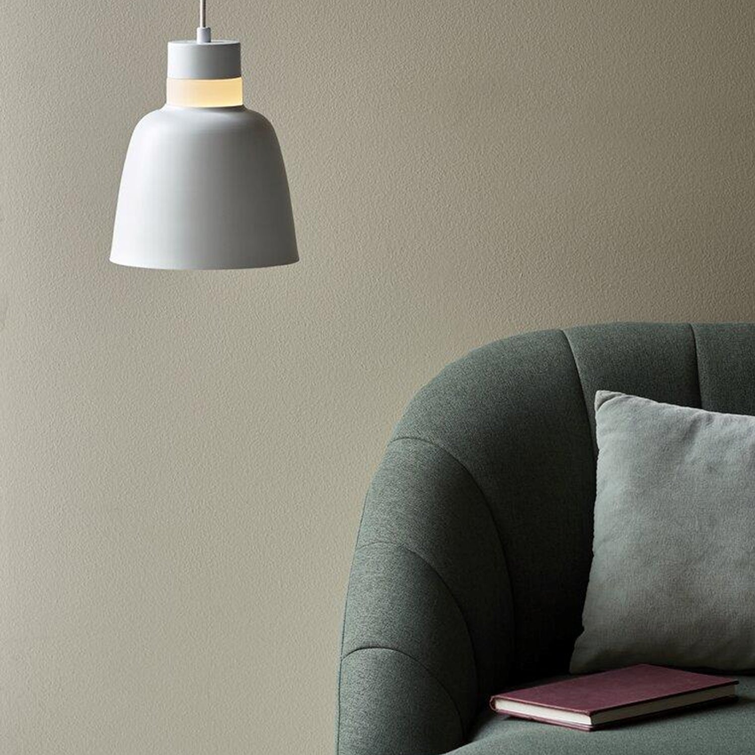Emma 18 Pendant Light Small in White or Black
