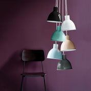 Pop Pendant Light Metal in White, Black, Blue, Green or Anthracite