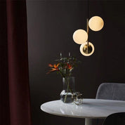 Lilly Pendant Light 3Lt in Black or Brass
