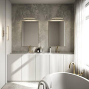 Otis 40 LED Vanity Light 14w in White, Brushed Nickel or Chrome