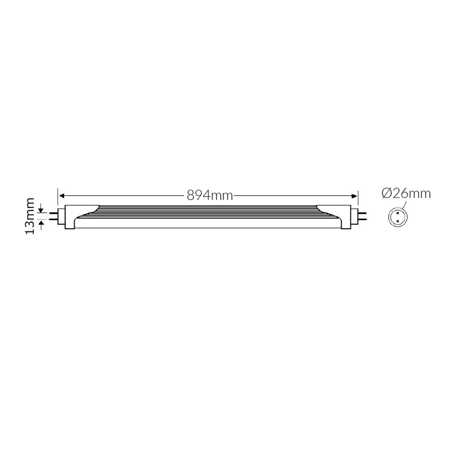 16w, 18w, 22w LED T8 3Ft,  4Ft, 5Ft Globe Cool White 4000k, Daylight 6500k