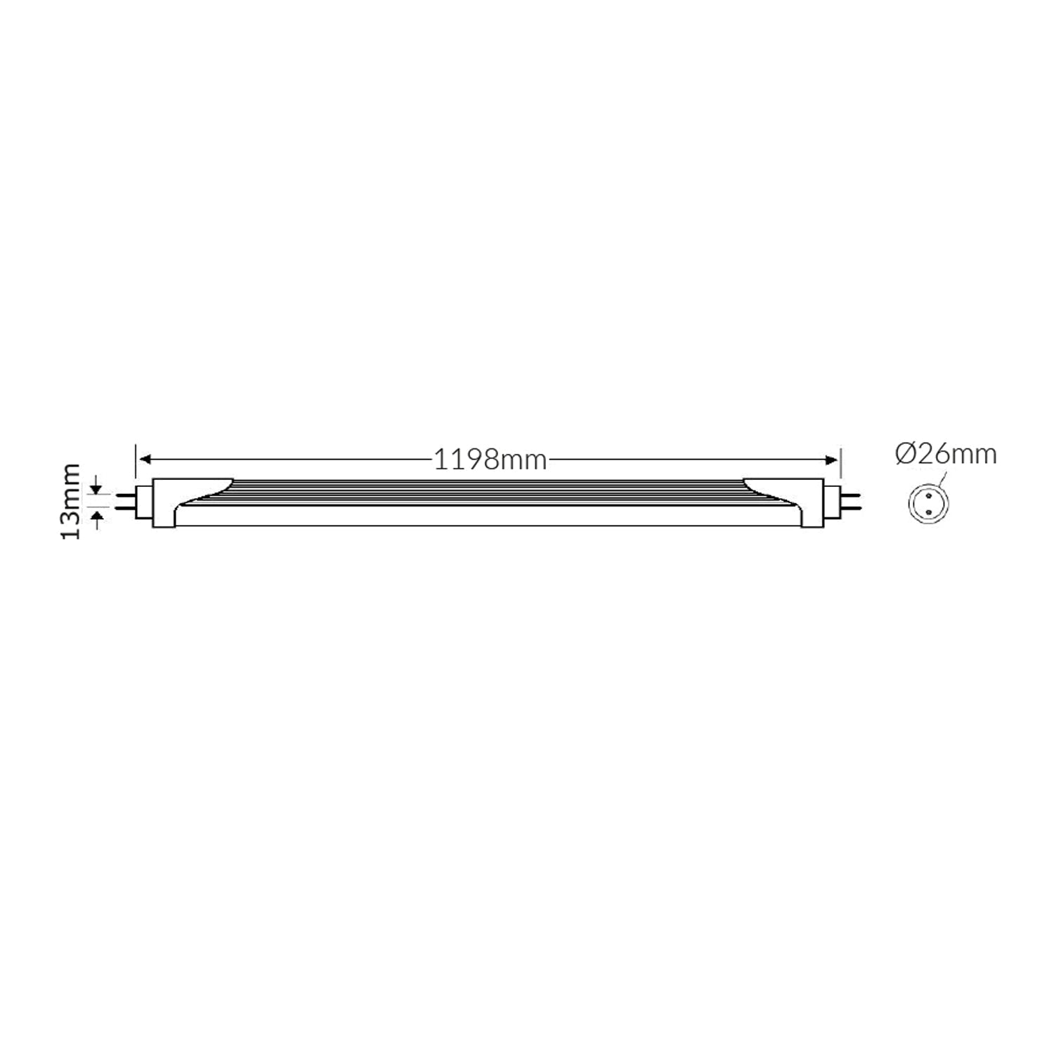 16w, 18w, 22w LED T8 3Ft,  4Ft, 5Ft Globe Cool White 4000k, Daylight 6500k