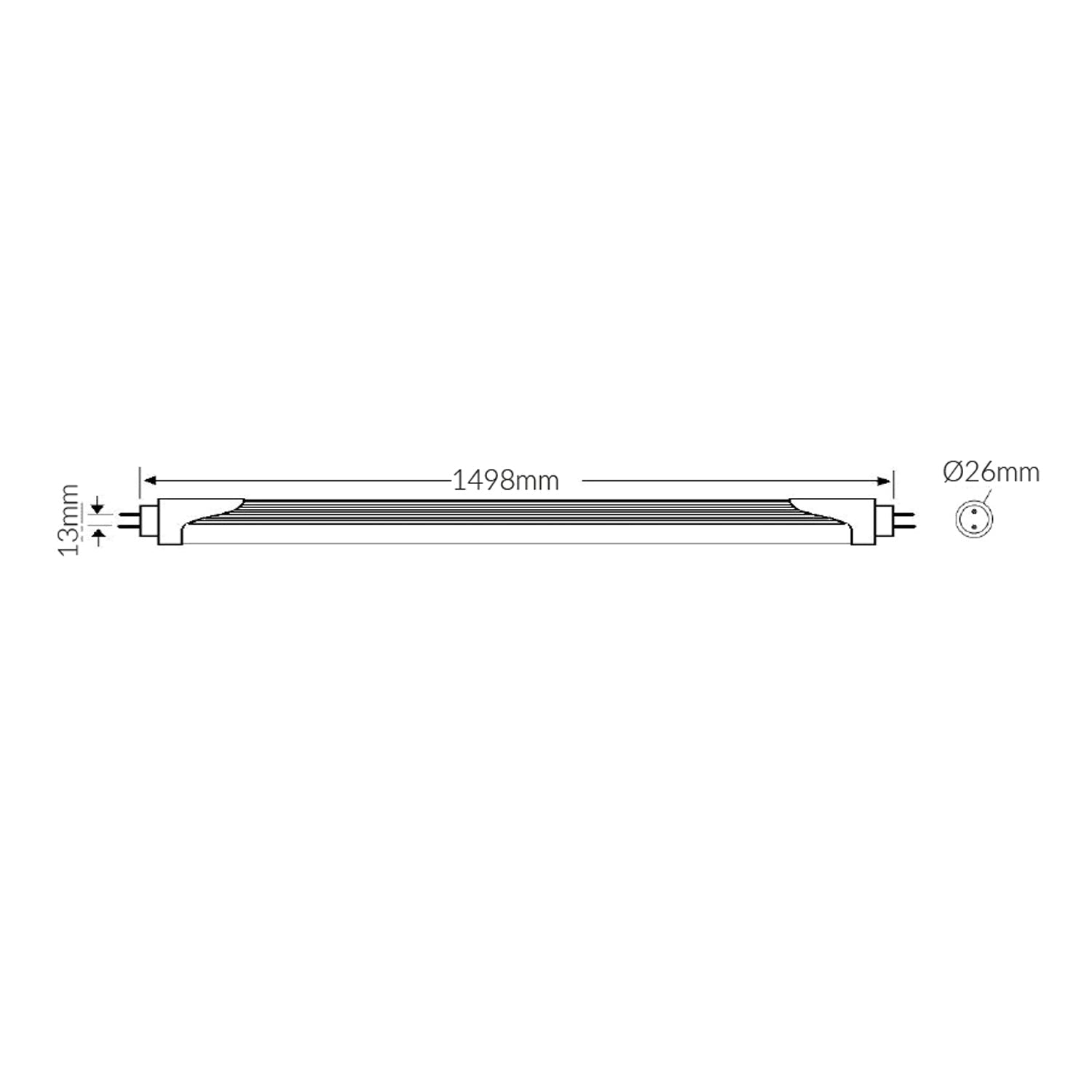 16w, 18w, 22w LED T8 3Ft,  4Ft, 5Ft Globe Cool White 4000k, Daylight 6500k