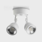 Havit Lighting Focus Polycarbonate White Double Adjustable Spot Light With Sensor