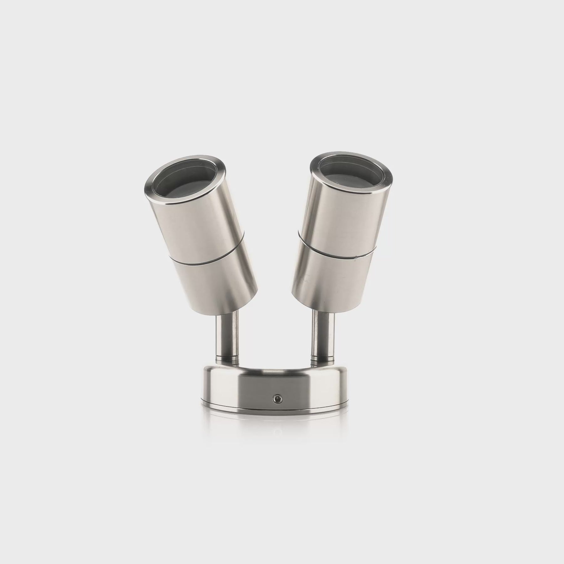 Havit Lighting Mini Tivah 316 Stainless Steel Double Adjustable Wall Pillar Lights