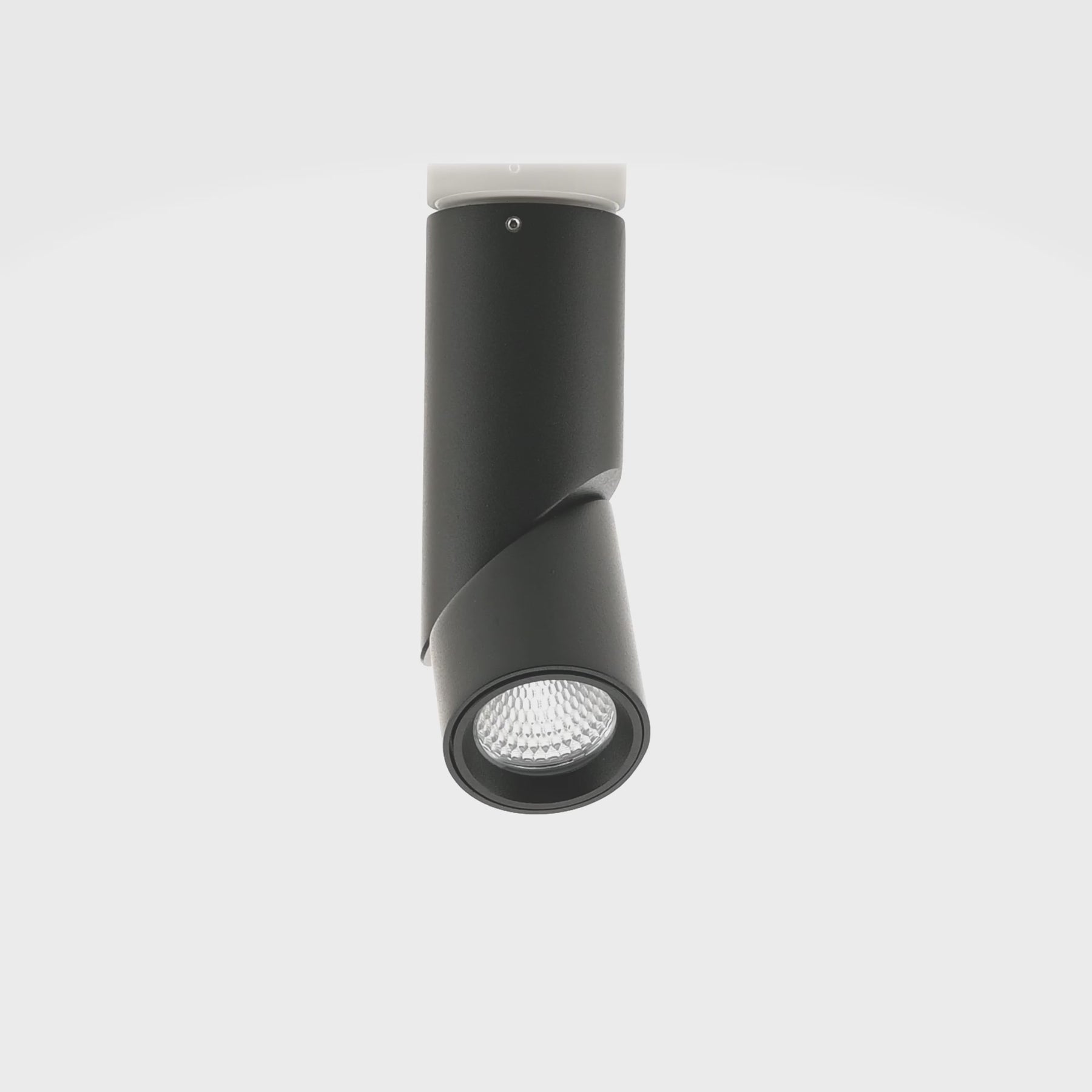 Havit Lighting Nella Black 7w Surface Mounted Rotatable LED Downlight