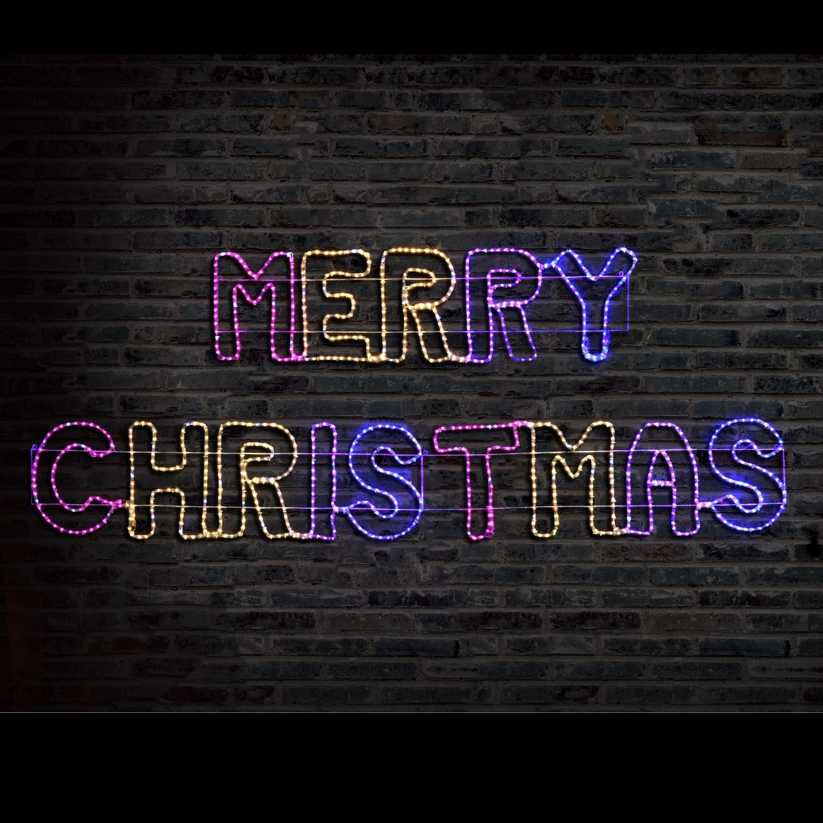 Rope light Merry Christmas Carnival