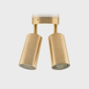Havit Lighting Tivah Solid Brass TRI Colour Double Adjustable Wall Pillar Lights