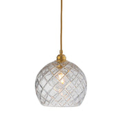 Rowan Pendant Light W220mm Glass Matt Gold