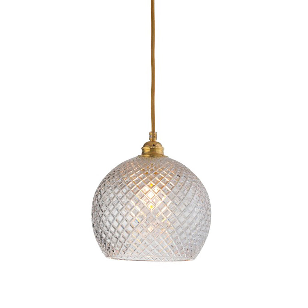 Rowan Pendant Light W220mm Glass Matt Gold