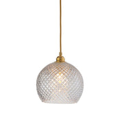 Rowan Pendant Light W220mm Glass Matt Gold