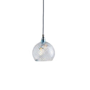 Rowan Pendant Light W155mm Glass Matt Silver