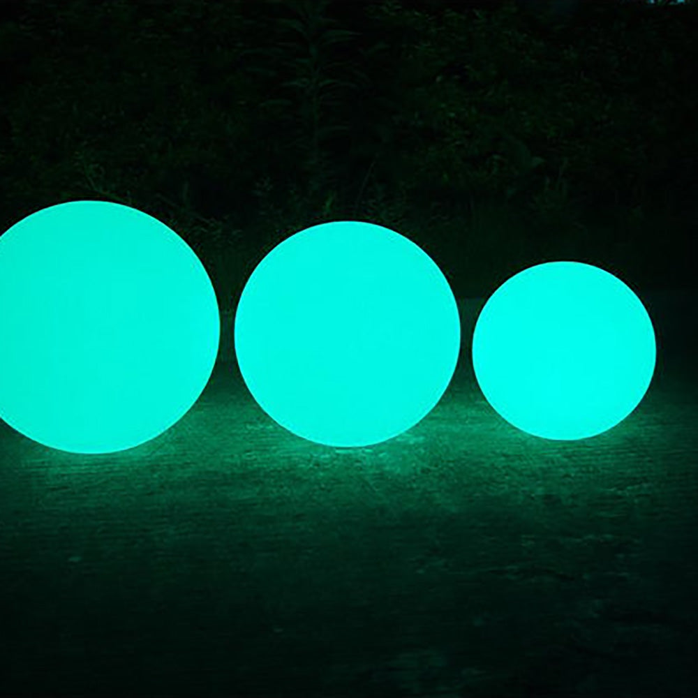 LED Mood Outdoor Portable Ball Light 5V Battery W300mm White Plastic RGB