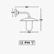 DEVONPORT WALL LIGHT - Seaside Lighting