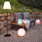 LED Floor Lamp 5V Battery White Metal 3000K & RGB