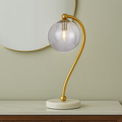 FELTON TABLE LAMP WHITE MARBLE