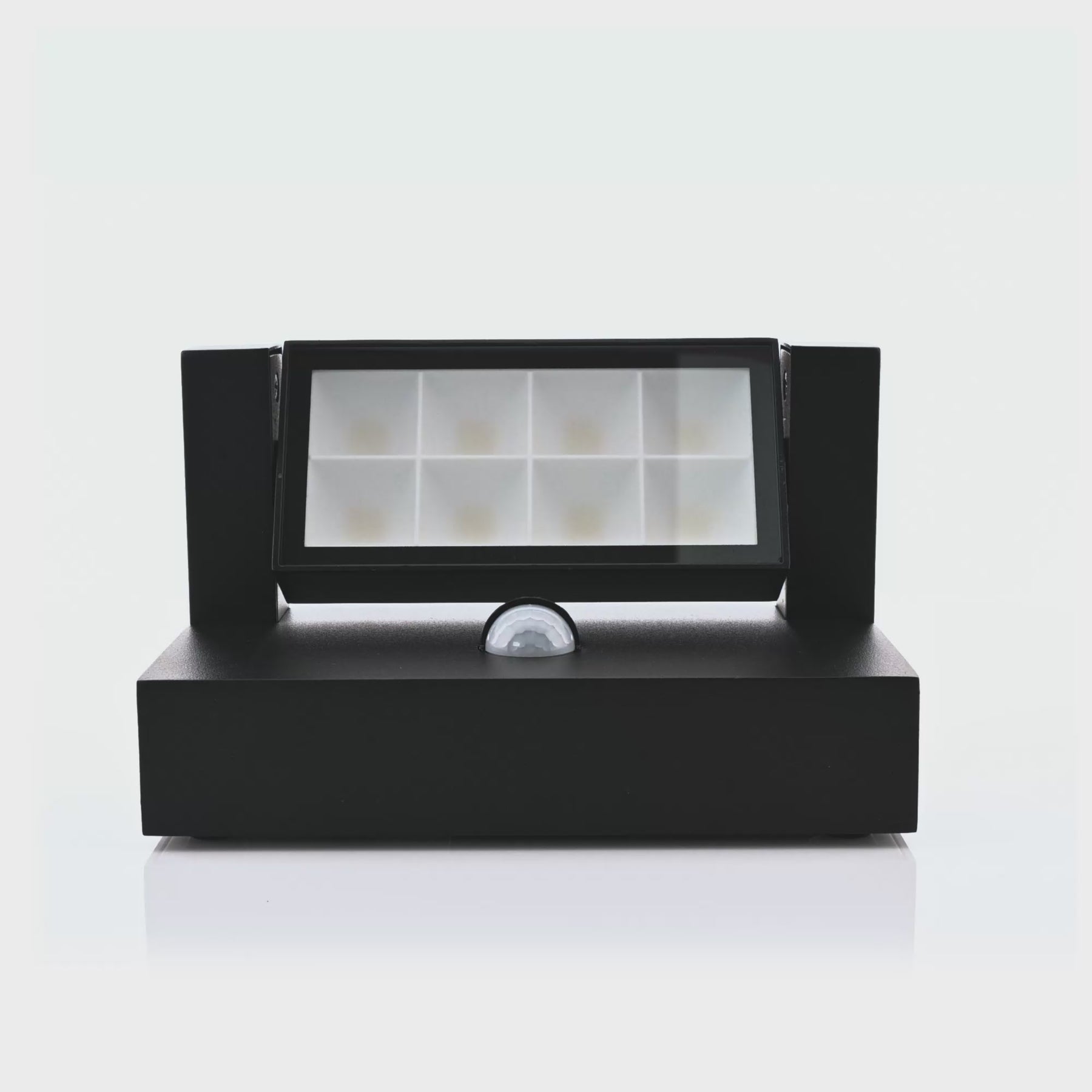 Havit Lighting Locu Aluminium Black Adjustable 12w LED Floodlight with Sensor