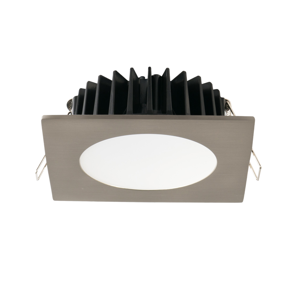 ECOGEM S9041TC Square Dimmable LED Downlight Satin Nickel 10W TRI Colour