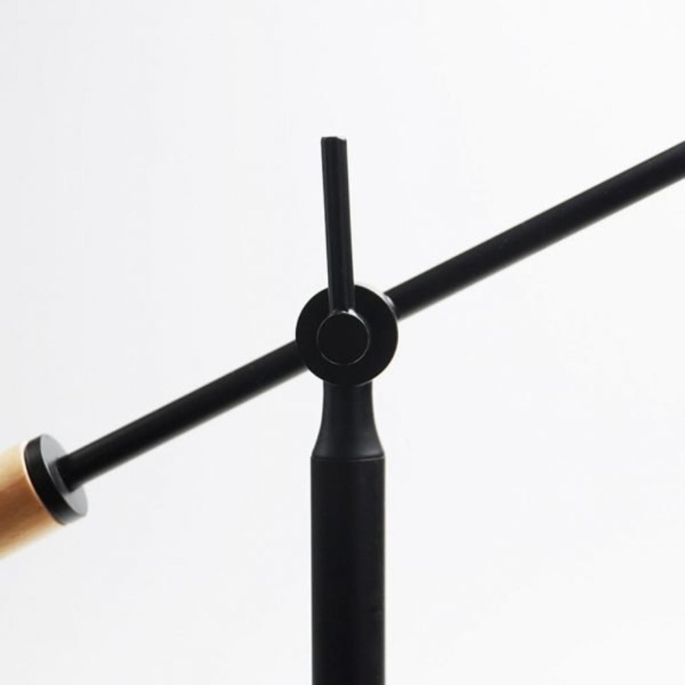 Scandinavian Adjustable Floor Lamp in Black