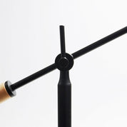 Scandinavian Adjustable Floor Lamp in Black
