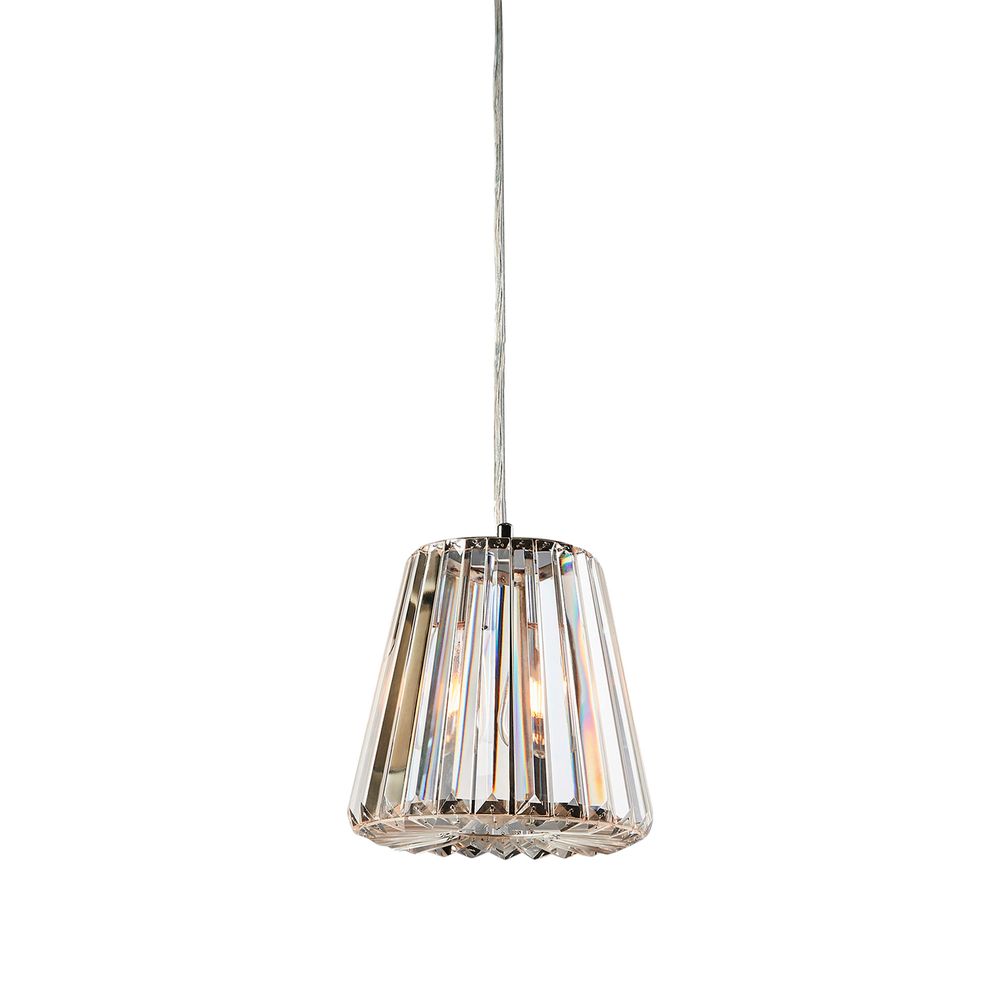 Moulin 1 Light Pendant Small Clear