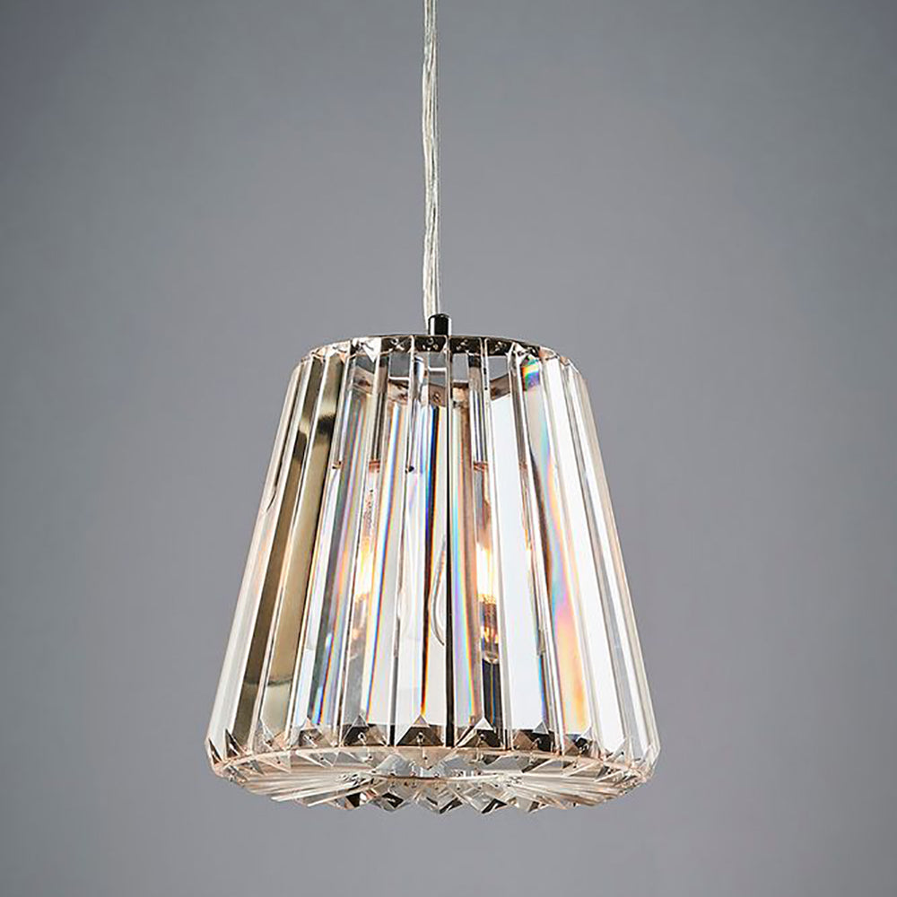 Moulin 1 Light Pendant Small Clear