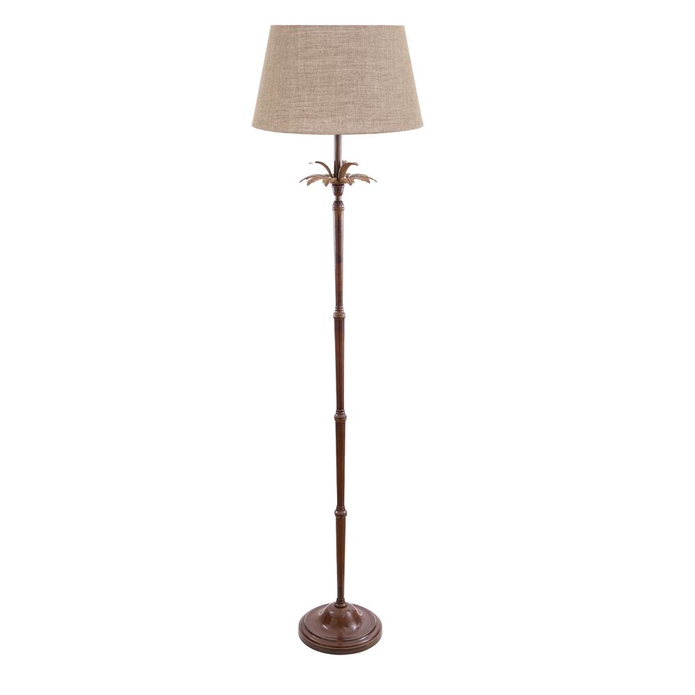 Casablanca 1 Light Floor Lamp Base Brown