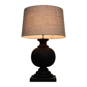 Coach 1 Light Black Table Lamp Base Only