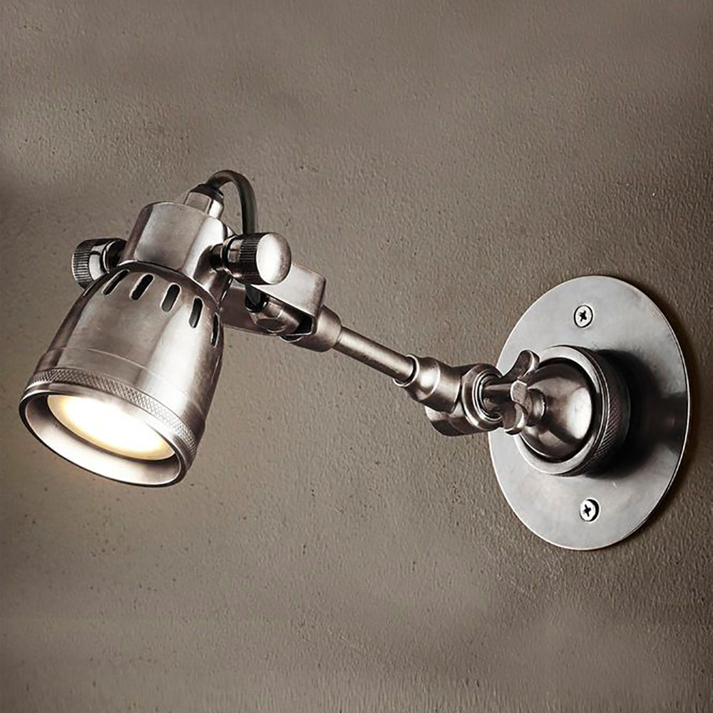 Seattle Long Arm Wall Light Silver