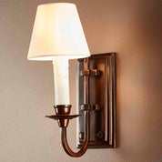East Borne 1 Light Sconce Base Bronze